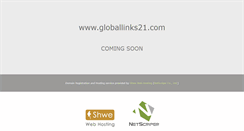 Desktop Screenshot of globallinks21.com